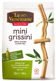 LE VENEZIANE MINI GRISSINI 250 G - farmachicca