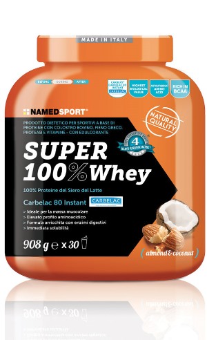 SUPER100% WHEY COCONUT/ALMOND 908 G - farmachicca