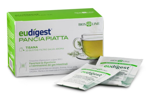 BIOSLINE EUDIGEST TISANA DOPOPASTO 20 BUSTE 40 G - farmachicca