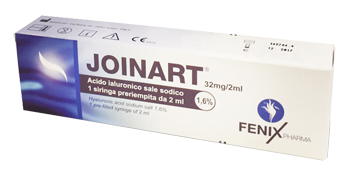 SIRINGA INTRA-ARTICOLARE JOINART ACIDO IALURONICO 1,6% 2 ML 3 PEZZI - farmachicca