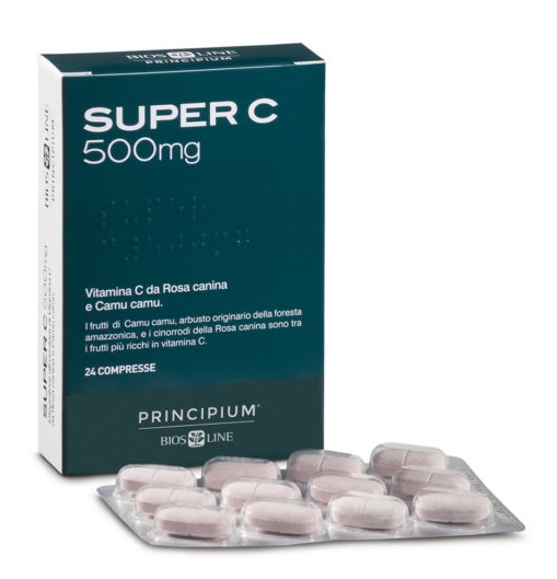 PRINCIPIUM SUPER C 500 24 COMPRESSE 24,2 G - farmachicca
