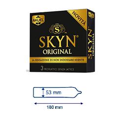 PROFILATTICO ANSELL AKUEL SKIN ORIGINAL 3 PEZZI - farmachicca