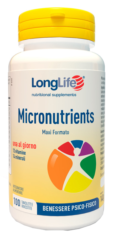 LONGLIFE MICRONUTRIENTS 100 TAVOLETTE - farmachicca