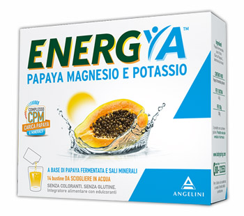 ENERGYA PAPAYA MAGNESIO POTASSIO 14 BUSTINE - farmachicca