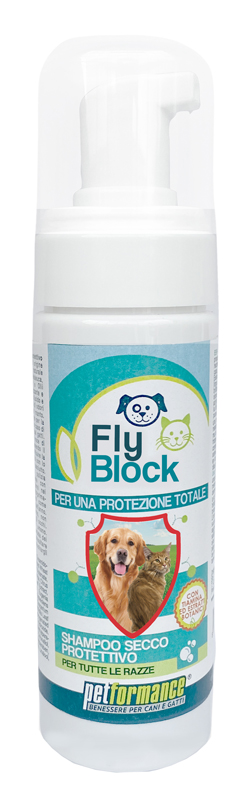 FLYBLOCK SHAMPOO SECCO CANI/GATTI 150 ML - farmachicca