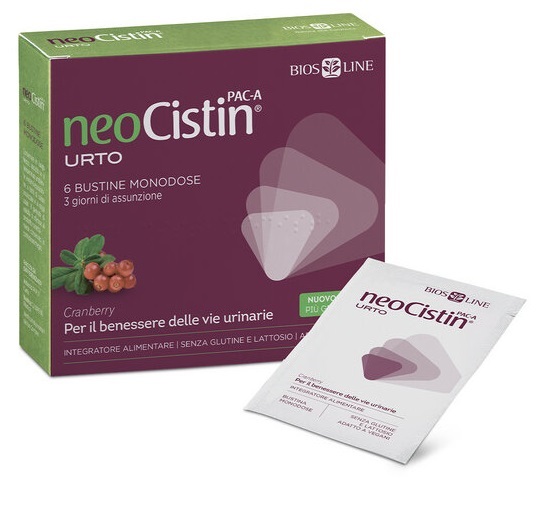 NEOCISTIN PAC A URTO 6 BUSTINE MONODOSE - farmachicca