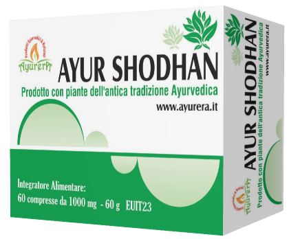 AYUR SHODHAN 60 COMPRESSE 1 G - farmachicca