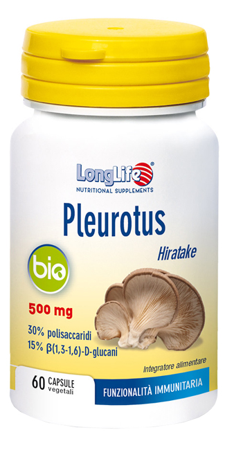 LONGLIFE PLEUROTUS BIO 60 CAPSULE - farmachicca