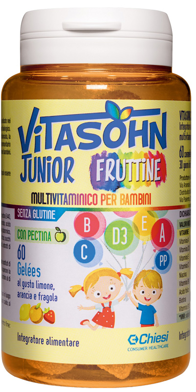 VITASOHN JUNIOR FRUTTINE 60 CARAMELLE - farmachicca