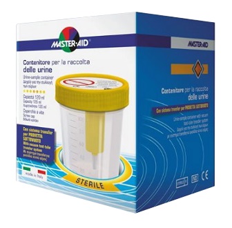 CONTENITORE RACCOLTA URINA SOTTOVUOTO MASTER-AID 120 ML - farmachicca