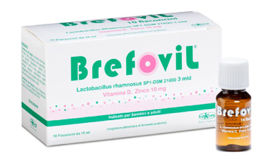 BREFOVIL 10 FLACONCINI MONODOSE DA 10 ML GUSTO LAMPONE - farmachicca