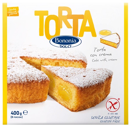 BONONIA TORTA CON CREMA SENZA GLUTINE 400 G - farmachicca