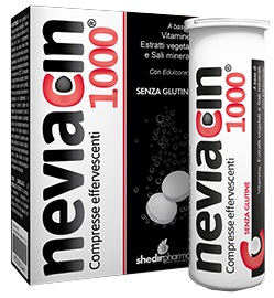 NEVIACIN 1000 20 COMPRESSE EFFERVESCENTI - farmachicca