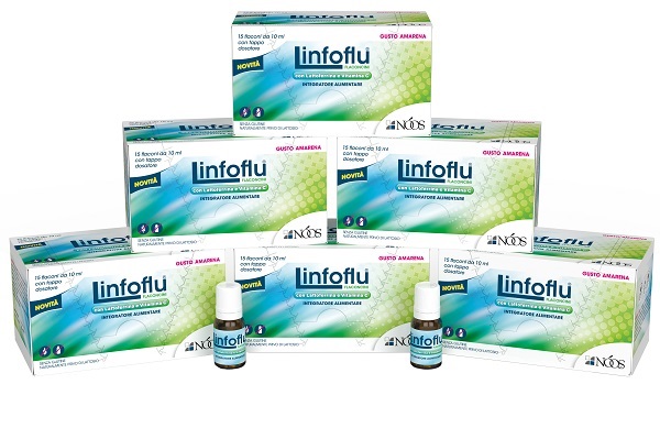 LINFOFLU MULTIPACK CONFEZIONE MULTIPLA DA 6 ASTUCCI X 15 FLACONCINI CONTIENE ZUCCHERO ED EDULCORANTE - farmachicca