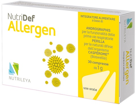 NUTRIDEF ALLERGEN 30 COMPRESSE - farmachicca