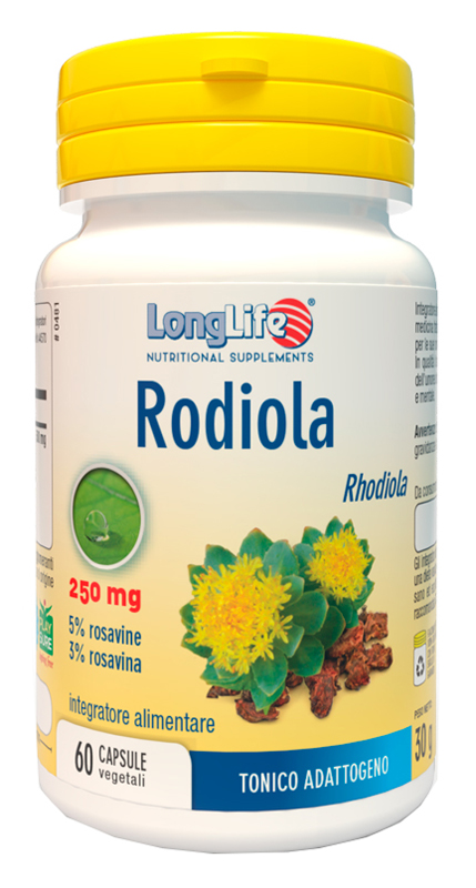 LONGLIFE RODIOLA 60 CAPSULE VEGETALI - farmachicca