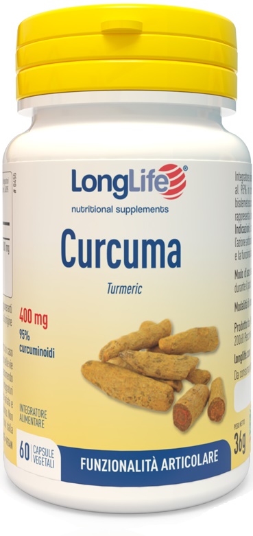 LONGLIFE CURCUMA 60 CAPSULE VEGETALI - farmachicca