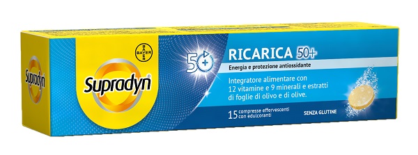 SUPRADYN RICARICA 50+ 15 COMPRESSE EFFERVESCENTI - farmachicca