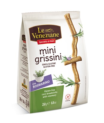 LE VENEZIANE MINI GRISSINI ROSMARINO 250 G - farmachicca