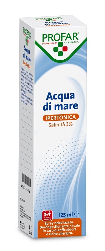 ACQUA DI MARE SPRAY IPERTONICA 3% PROFAR 125 ML - farmachicca