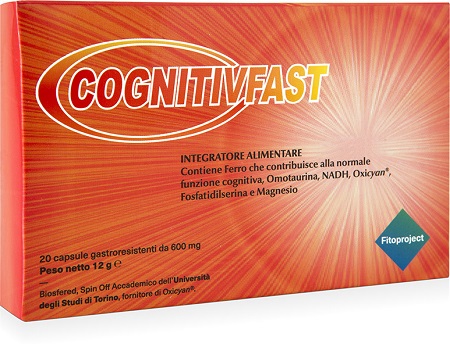 COGNITIVFAST 20 CAPSULE GASTRORESISTENTI DA 600 MG - farmachicca