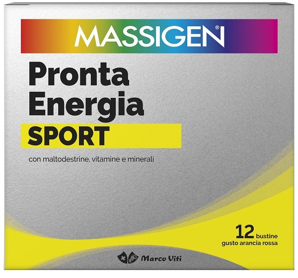 MASSIGEN SPORT PRONTA ENERGIA 12 BUSTINE - farmachicca