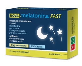 NOVA MELATONINA FAST 45 COMPRESSE 1MG DI MELATONINA - farmachicca