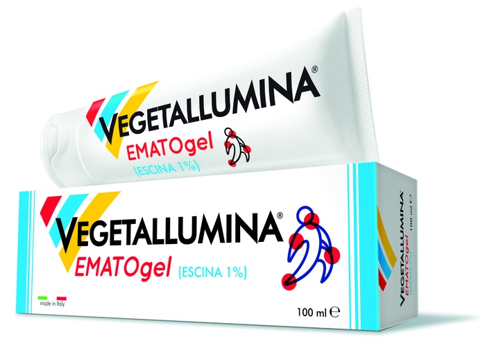 VEGETALLUMINA EMATOGEL ESCINA 1% 100 ML - farmachicca