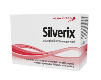 GARZA PERIOCULARE SILVERIX 14 PEZZI - farmachicca