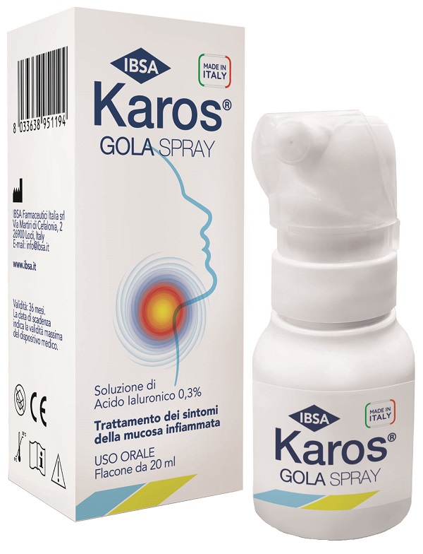 KAROS SPRAY ORALE 0,3% 20 ML - farmachicca