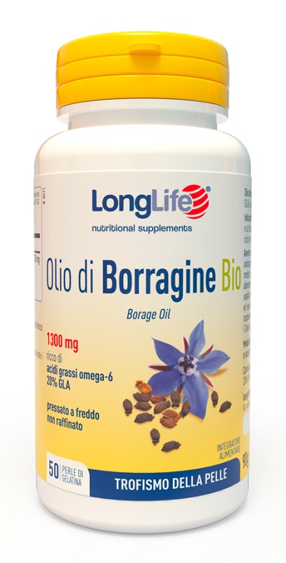 LONGLIFE OLIO BORRAGINE BIO 50 PERLE - farmachicca