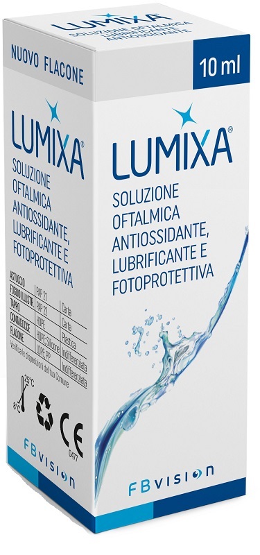 LUMIXA SOLUZIONE OFTALMICA LUBRIFICANTE ANTIOSSIDANTE 10 ML - farmachicca