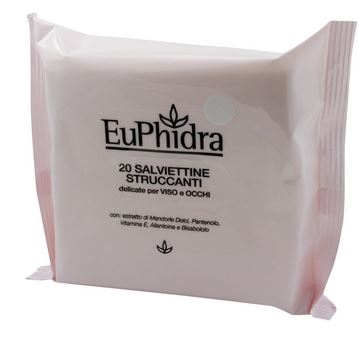 EUPHIDRA SALVIETTINE STRUCCANTI 20 PEZZI - farmachicca