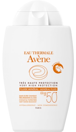 EAU THERMALE AVENE SOLARE FLUIDO MINERALE 50+ 40 ML - farmachicca