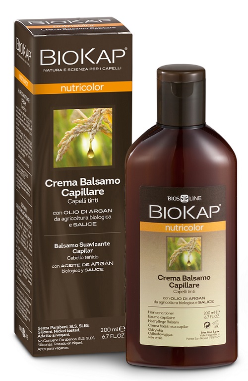 BIOKAP NUTRICOLOR CREMA BALSAMO CAPILLARE 200 ML - farmachicca