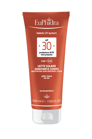 EUPHIDRA KALEIDO UV SYSTEM LATTE SOLARE CORPO 30 - farmachicca