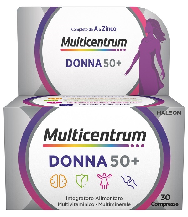 MULTICENTRUM DONNA 50+ 30 COMPRESSE - farmachicca