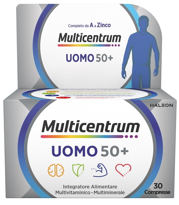 MULTICENTRUM UOMO 50+ 30 COMPRESSE - farmachicca