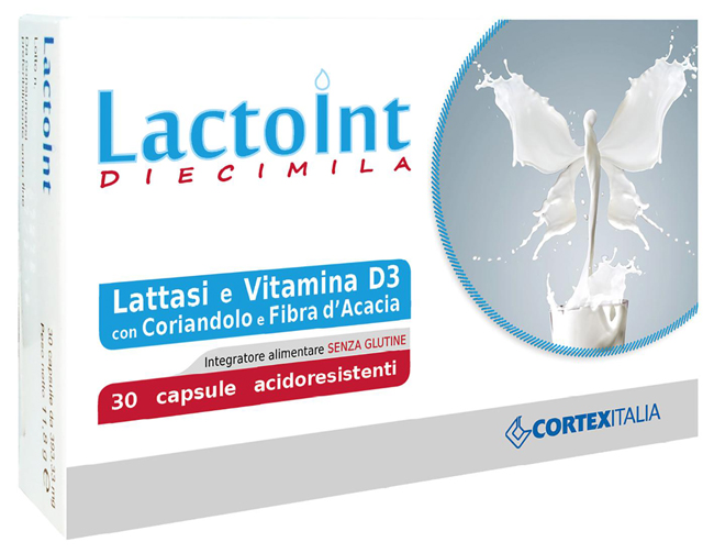 LACTOINT DIECIMILA 30 CAPSULE ACIDORESISTENTI SENZA GLUTINE - farmachicca
