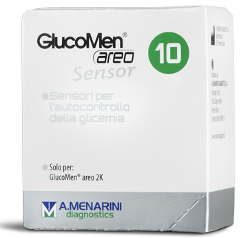 STRISCE GLUCOMEN AREO SENSOR PER ANALISI DEL GLUCOSIO 10 PEZZI - farmachicca