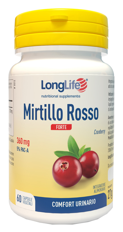 LONGLIFE MIRTILLO ROSSO FORTE 60 CAPSULE - farmachicca