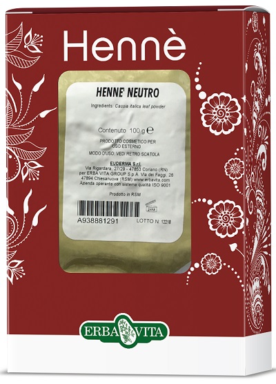 HENNE COLORANTE CAPELLI NEUTRO 100 G - farmachicca