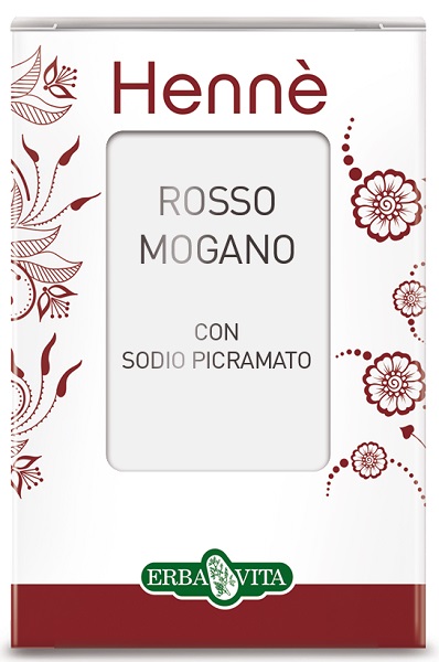 HENNE COLORANTE CAPELLI ROSSO MOGANO 100 G - farmachicca