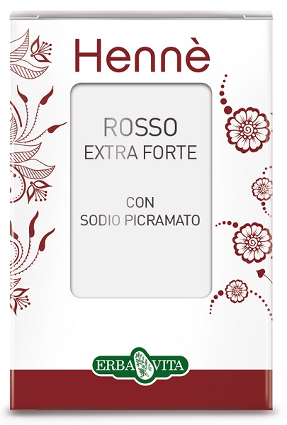 HENNE COLORANTE CAPELLI ROSSO NATURALE EXTRA FORTE - farmachicca