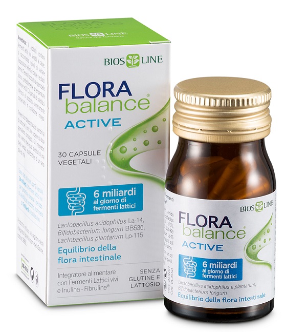BIOSLINE FLORABALANCE ACTIVE 30 CAPSULE VEGETALI - farmachicca
