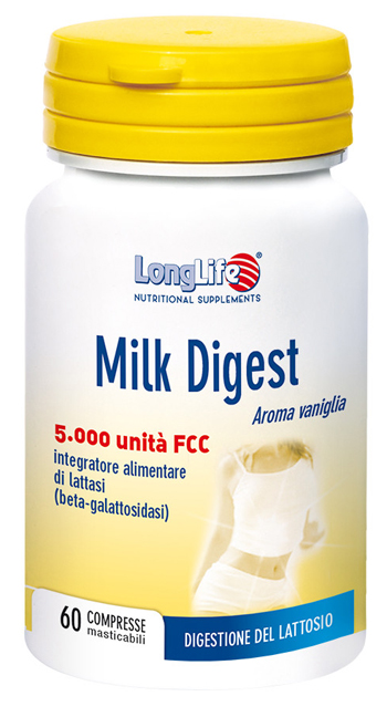 LONGLIFE MILK DIGEST 60 CAPSULE - farmachicca