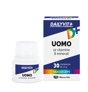 DAILYVIT+ UOMO MULTIVITAMINICO E MULTIMINERALE 30 COMPRESSE RIVESTITE - farmachicca