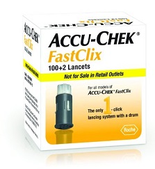 LANCETTE PUNGIDITO ACCU-CHEK FASTCLIX 100 + 2 PEZZI - farmachicca