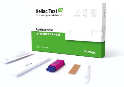XELIAC TEST PRO DETERMINAZIONE ANTICORPI IGA E IGG ASSOCIATI ALLA MALATTIA CELIACA 1 PEZZO - farmachicca