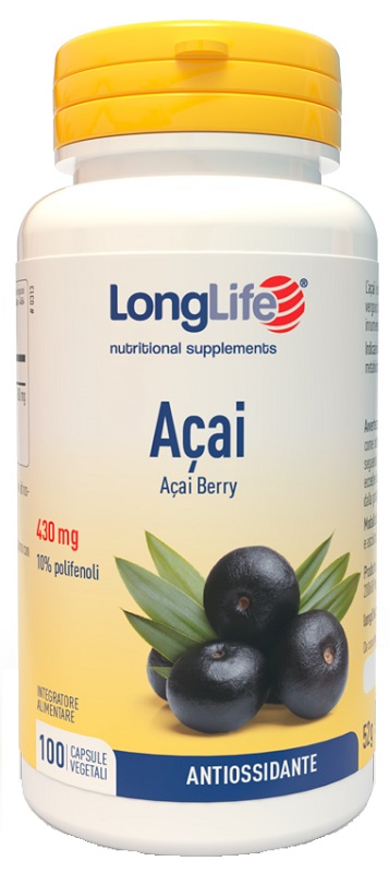 LONGLIFE ACAI 100 CAPSULE - farmachicca